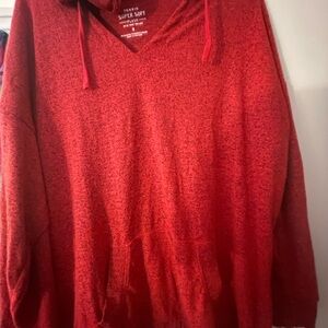 Red Women’s Torrid Super Soft Hooded Sweater